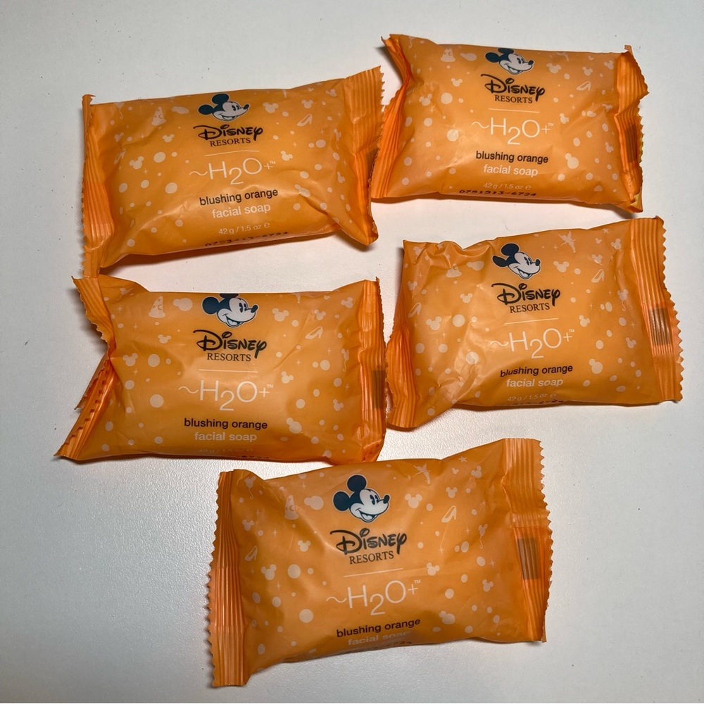 Disney Resorts H2O+ Blushing Orange Facial Soap - Lot of 5
